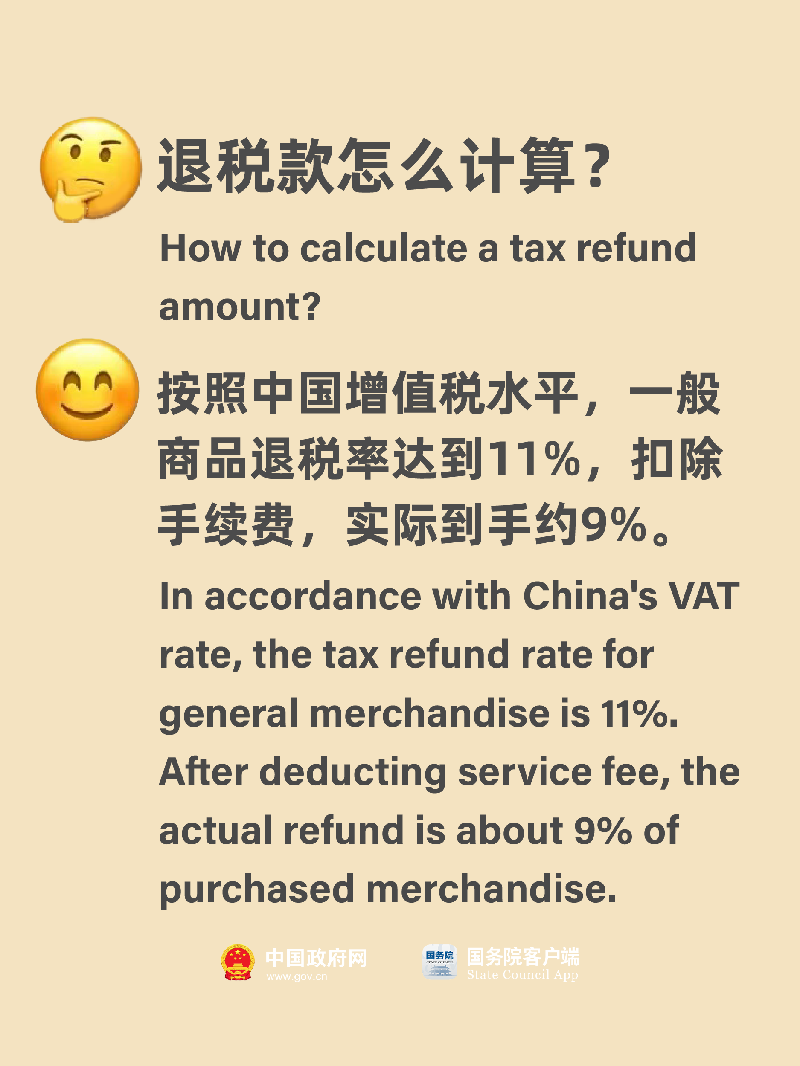 @你的外国朋友 中国离境退税新政落地 买买买优惠加码