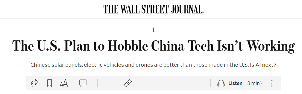 【中国那些事儿】美媒：三个独特优势使中国在全球科技竞赛中崛起