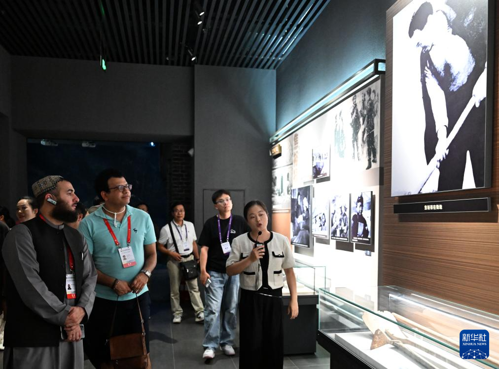 上海合作组织媒体智库峰会与会嘉宾继续在河南参访