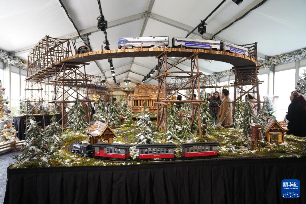 纽约:节日小火车展准备就绪