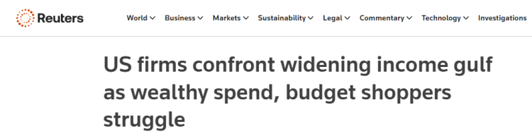 深观察 | “鳄鱼的血盆大口”正在张开:美国K型经济加剧分化 社会裂痕持续扩大 深观察 | “鳄鱼的血盆大口”正在张开:美国K型经济加剧分化 社会裂痕持续扩大