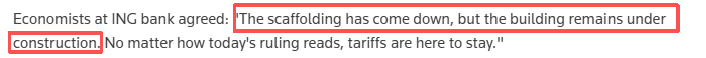 全球媒体聚焦 | 外媒:美法院否决关税政策 全球贸易不确定性仍将持续