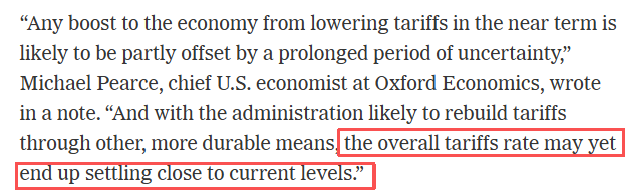 全球媒体聚焦 | 外媒:美法院否决关税政策 全球贸易不确定性仍将持续