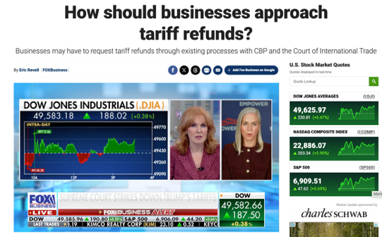 北美观察丨被判征税“越权”后：关税退款这笔账 白宫怎么算