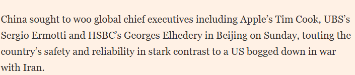 球媒体聚焦 | 外媒:美国卷入冲突背景下 中国释放稳定与开放信号