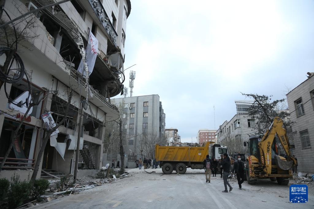 德黑兰:受损的建筑