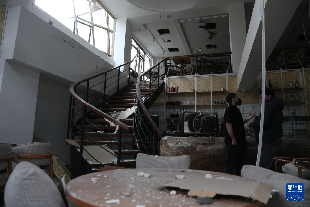 德黑兰:受损的建筑