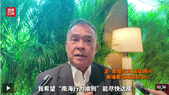 视频 | 柬埔寨学者：中方倡议为世界实现和平发展做出重要贡献