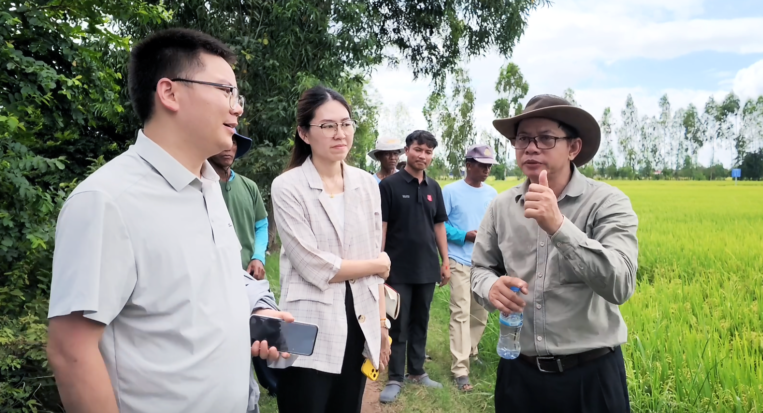 中国绿色农药首登柬埔寨:稻浪翻滚处,竖起“一带一路”的大拇指
